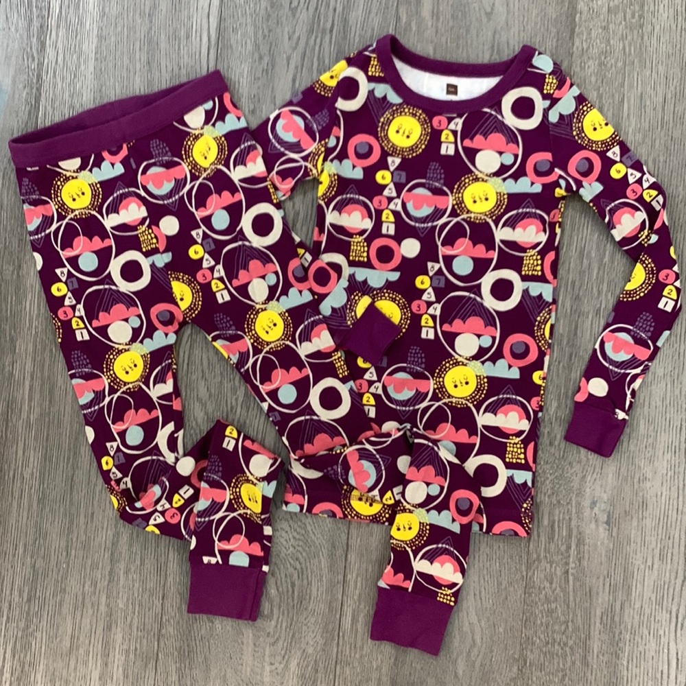 Tea collection pajama set - size 8